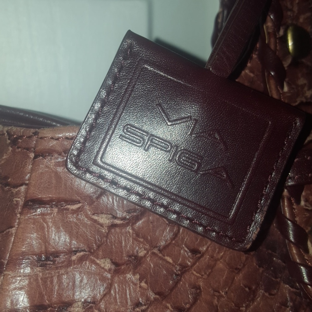 Via spiga snakeskin embossed handbag - Picture 2 of 7